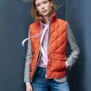 J.CREW EXCURSION QUILTED DOWN VEST